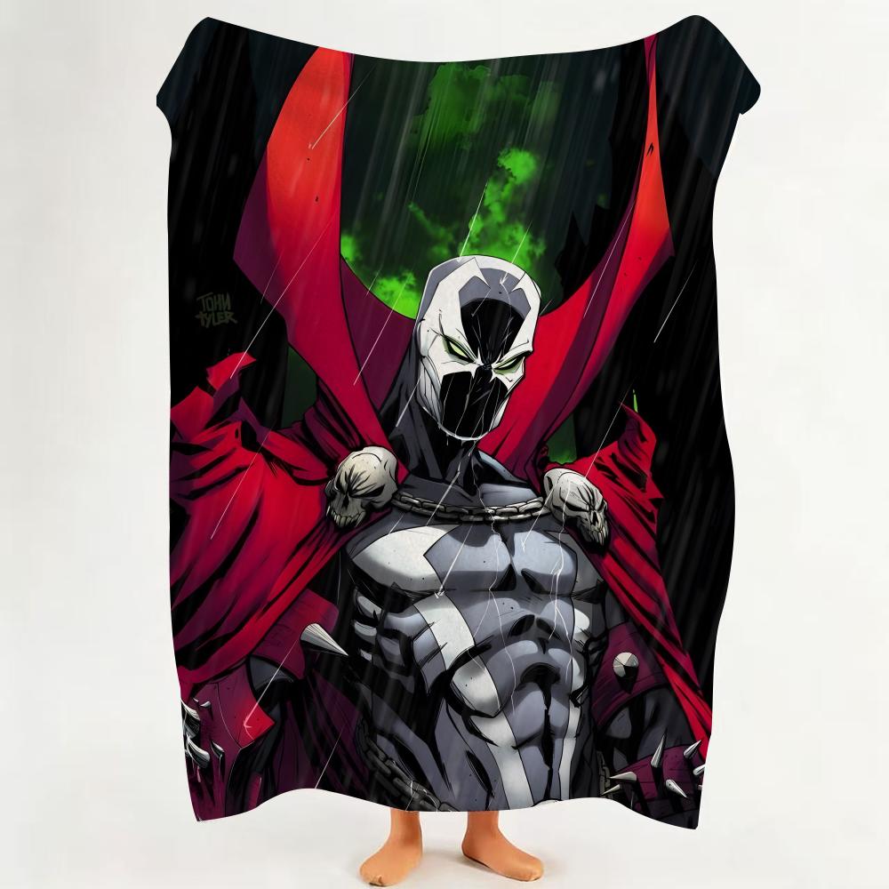 Comic S Spawn Throw Flannel Throw Blanket Suitable for Sofa,Living Room,Bedroom