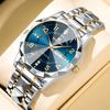 Wow Order Change Logo Men's Diamond-Cut Design Wristwatch