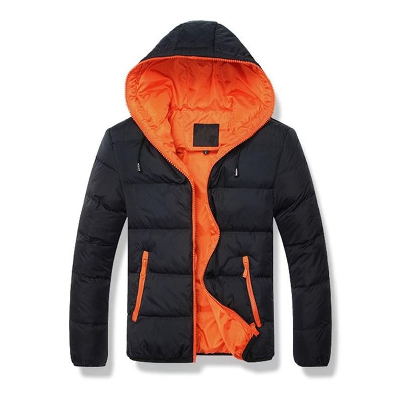 Herren Winter Kapuzen Baumwolljacke - Trendiger Europäischer & Amerikanischer Lässiger Warmer Mantel
