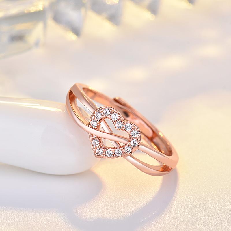 Lindon Klassischer Zirkonring aus Kupferlegierung, Damenschmuck, Hochzeitsversprechen, Partygeschenk