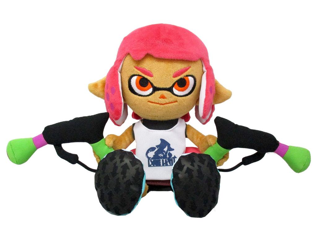Sanei Boeki Splatoon 2 ALL STAR COLLECTION Girl (S) W12 x D17 x H23cm Plush Toy SP26