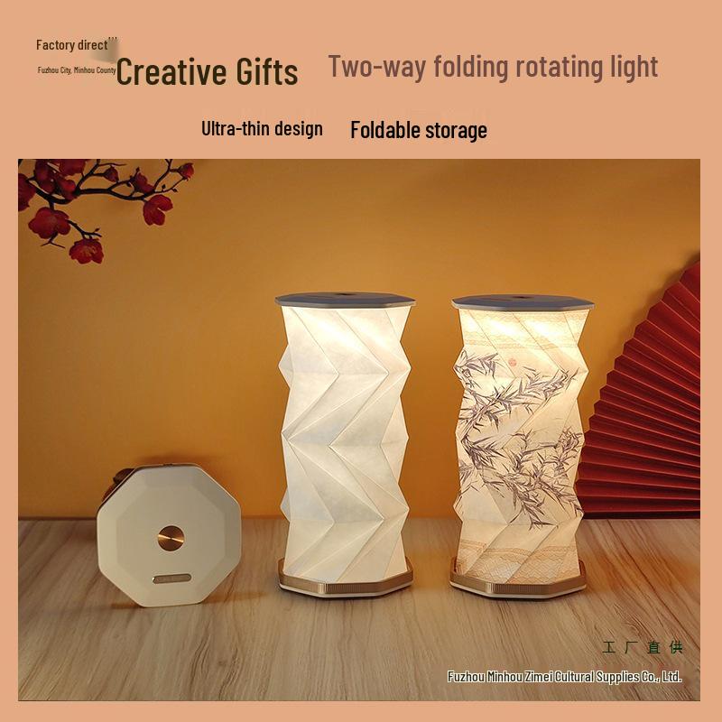 Individuelle drehbare LED-Tischlampe - Kreatives Nachtlicht & Atmosphärische Buchlampe für Mittherbst- & Neujahrsgeschenke
