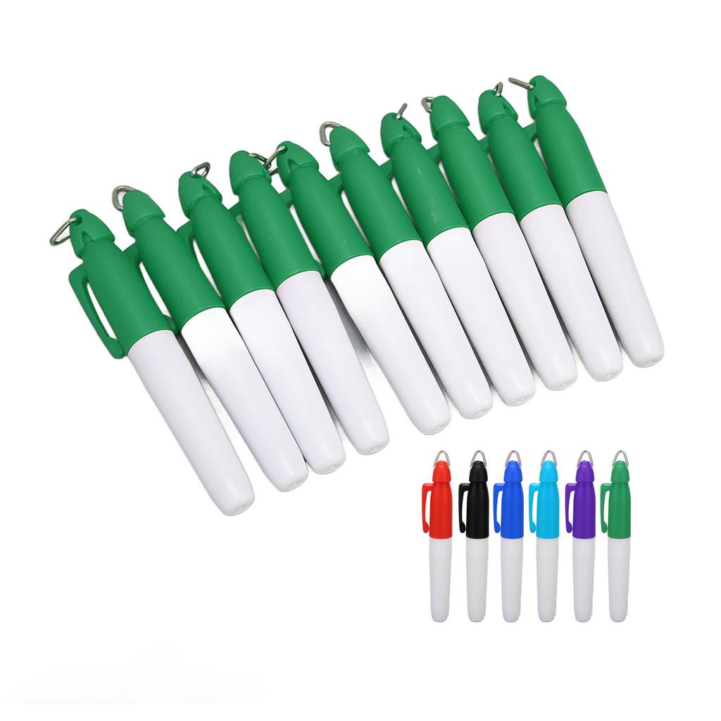 10pcs Golfing Marker Pen Oil Based Waterproof Portable Ball Line Marker Tool Ball Alignment Tool for