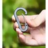 6Pcs Aluminum Alloy Carabiner Keychain Outdoor Camping Climbing Snap Clip Lock Buckle Hook Fishing Accessories Set