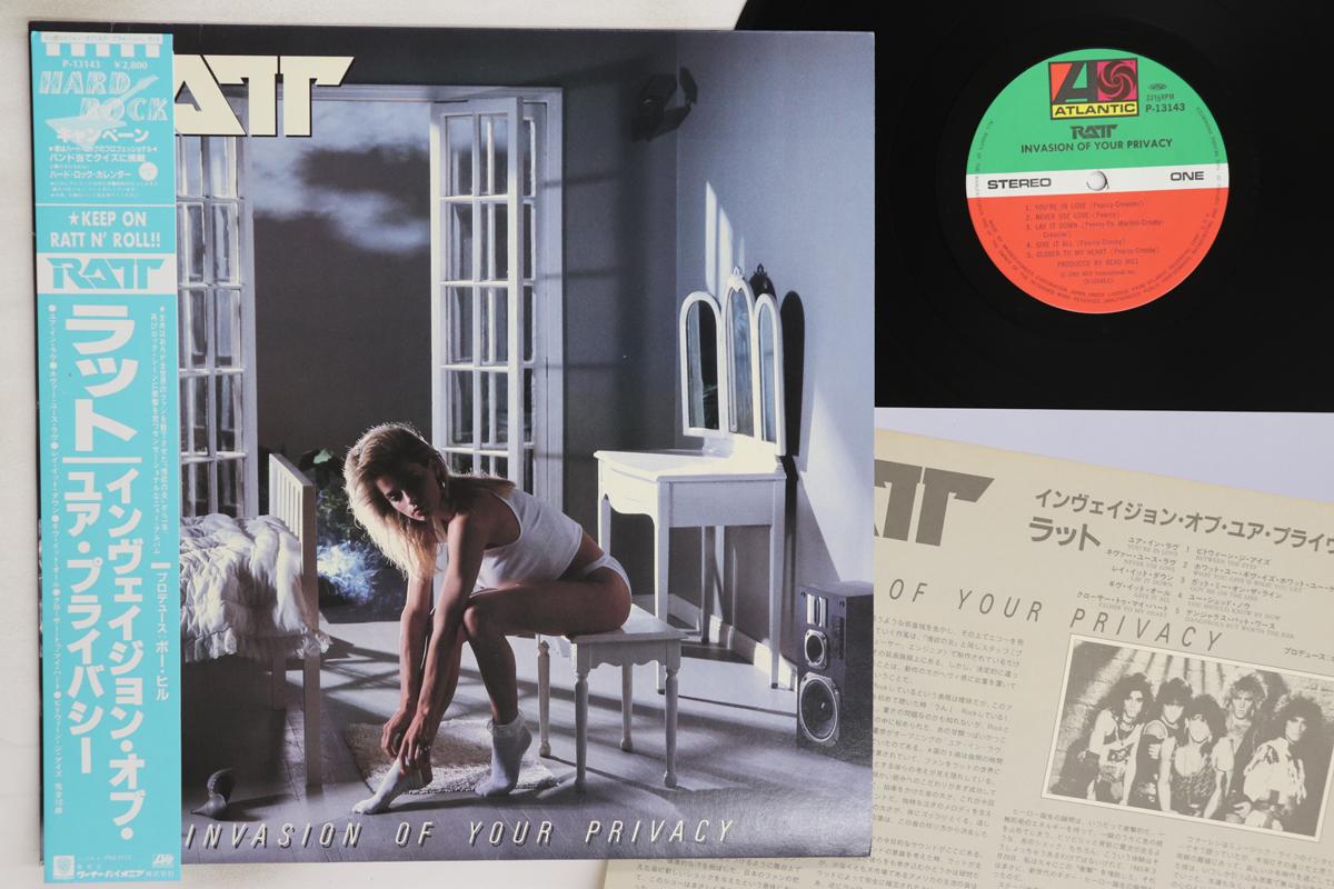 

LP Record RATT - Invasion Of Your Privacy P13143 WARNER PIONEER 1985 Japan Obi Metal Used