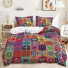 3d Bohemian Bedding Set Boho Flowers Duvet Cover Pillowcases Queen King Size 2/3pcs Bed Linens For Woman Couple