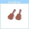 Particles Spare Block Small Building Parts Musical Instrument Splicing Parts Figurine Handheld Acoustic Guitar Toy