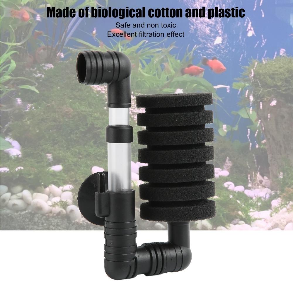 Zanurzalny Filtr do Akwarium Jednogłowicowy Filtr Biologiczny Gąbkowy Filtr Akwarium