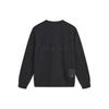 Li Ning Sweatshirts Men's Black Crew Neck Moderate Regular AWDT947-1