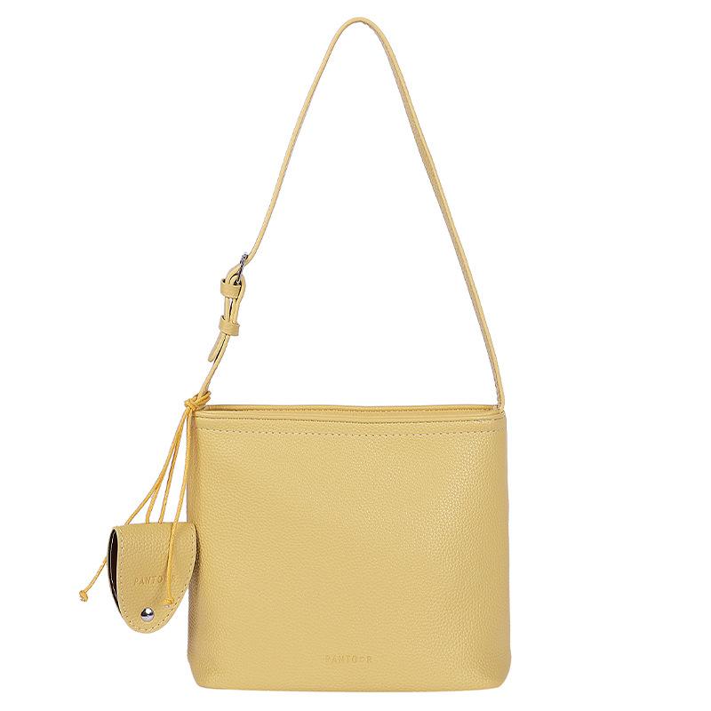 Mini small bag women's 2025 new solid color trendy versatile shoulder bag textured messenger bag mobile phone bag