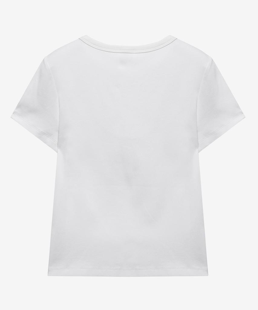 MIND BRIDGE WOMEN [On][W] Round Neck Slim Fit Daily Short Sleeve T-Shirt - 3 Colors