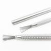 1/2/3pcs Handmade Modeling Clay Pottery Texture Brush 7 Pins Sculpting Ceramics Tool