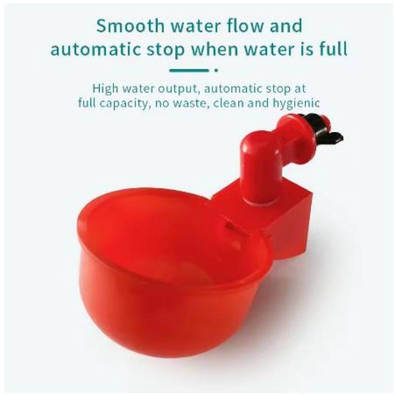 6-36Pcs Chicken Duck Drinking Cup Automatic Drinker Chicken Feeder Plastic Poultry Farm Water Drinking Cups Easy Installation