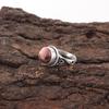 Black Rhodonite Gemstone Jewelry, 925 Solid Sterling Silver Ring Handmade Gorgeous Silver Chain Ring For Wedding Gift
