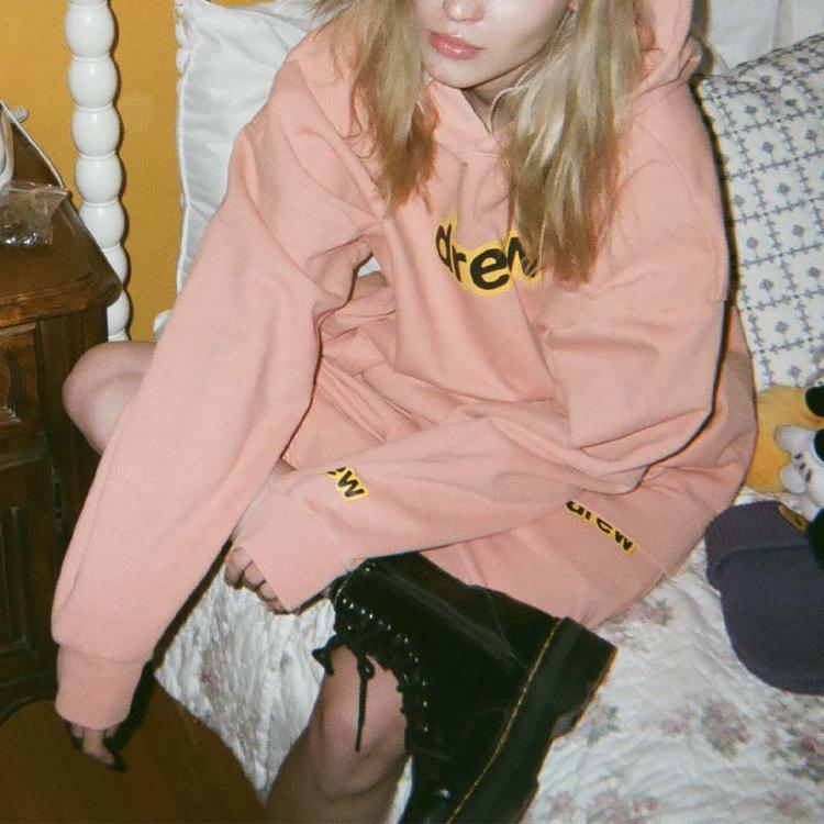Drew House Sweatshirt Unisex Peach Pink DR-FW20-110