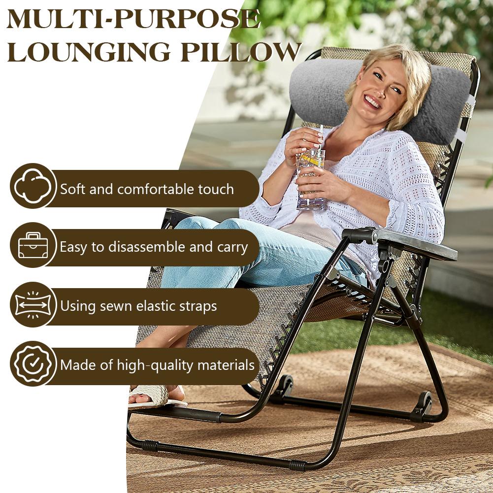 4inches Ergonomic Footrest Pillow with Elastic Strap Leg Rest Bolster with Sherpa Cover Half Moon Bolster for Bed Chair Sofa