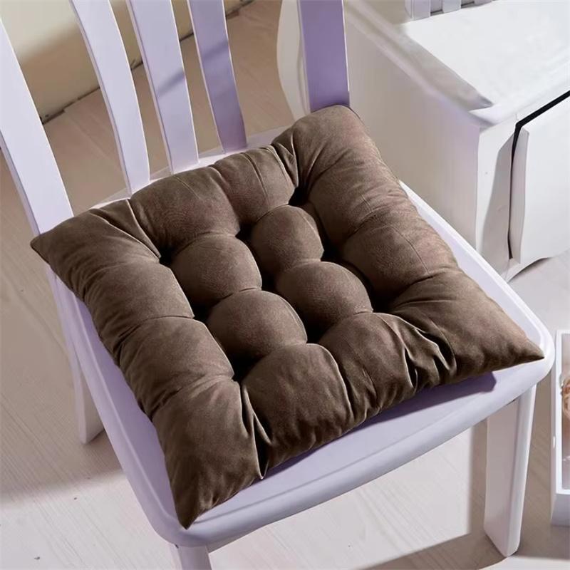 Plush Anti Slip Office Chair Cushion Home Computer Chair Cushion Living Room Dining Table Chair Cushion Machine Washable 40CM