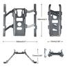 Drone Heightened Landing Gear Extension Leg Height Extender Support Protector Extension Accessories for  3