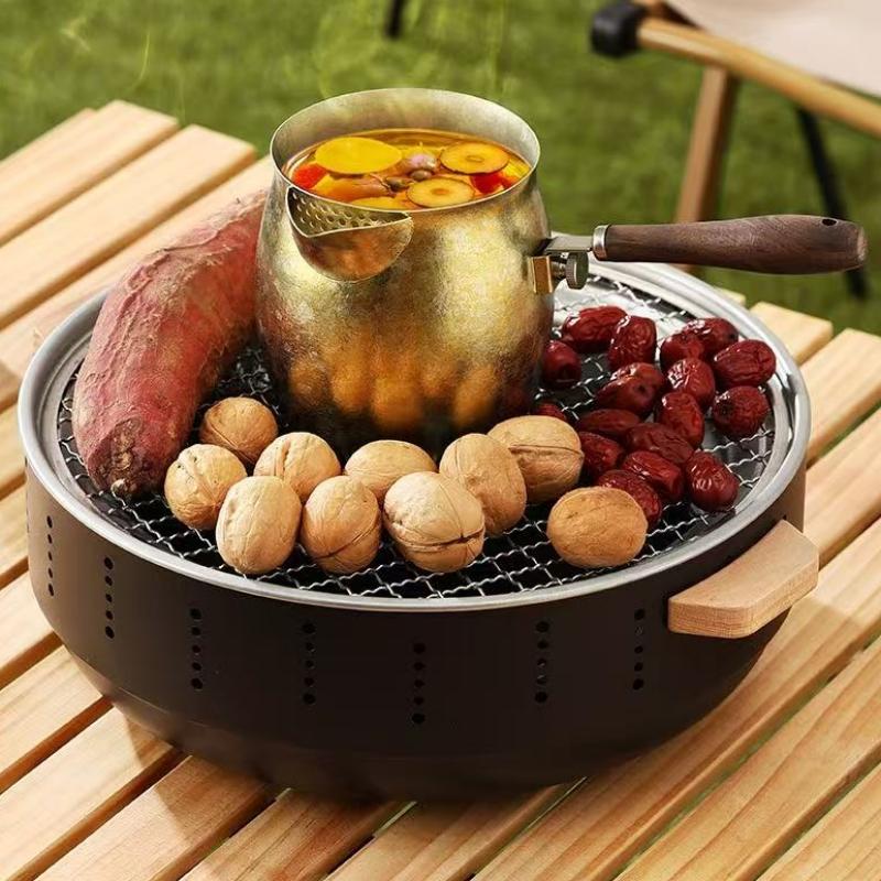 Handcrafted Boiling Pot Pure Titanium Handheld Retro 1 L Coffee Kettle Thickened Handle Home Use Water Offering Kettle Tea Pot