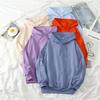 2023 Autumn/Winter Solid Color Plus Velvet Loose Pullover Hoodie