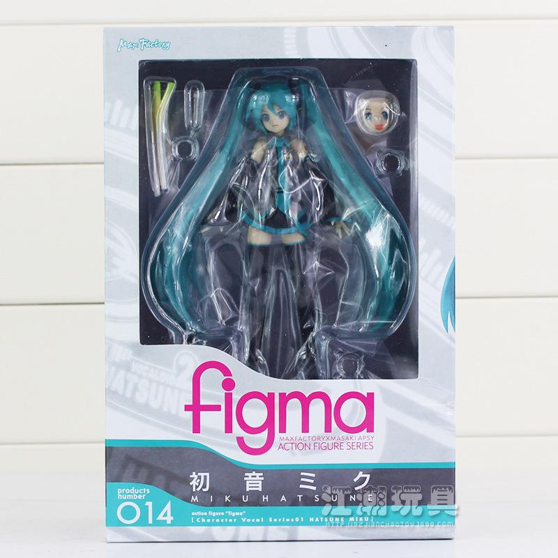 Figma 014 Hatsune Miku Face-Changing Joint Movable Office Figurine