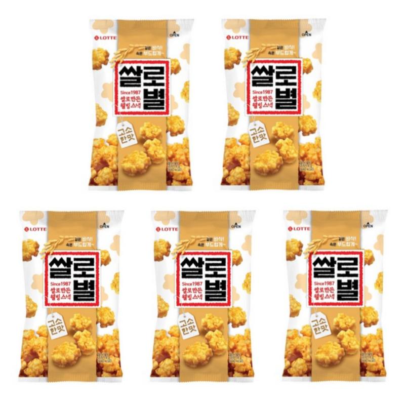 Lotte Ssalrobyeol Savory Flavor 78g (3 Options)