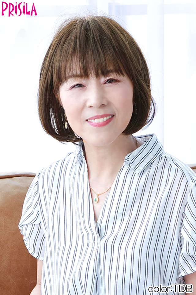 [Priscilla] Hat Wig Fit Bob Heat Resistant Dark Brown