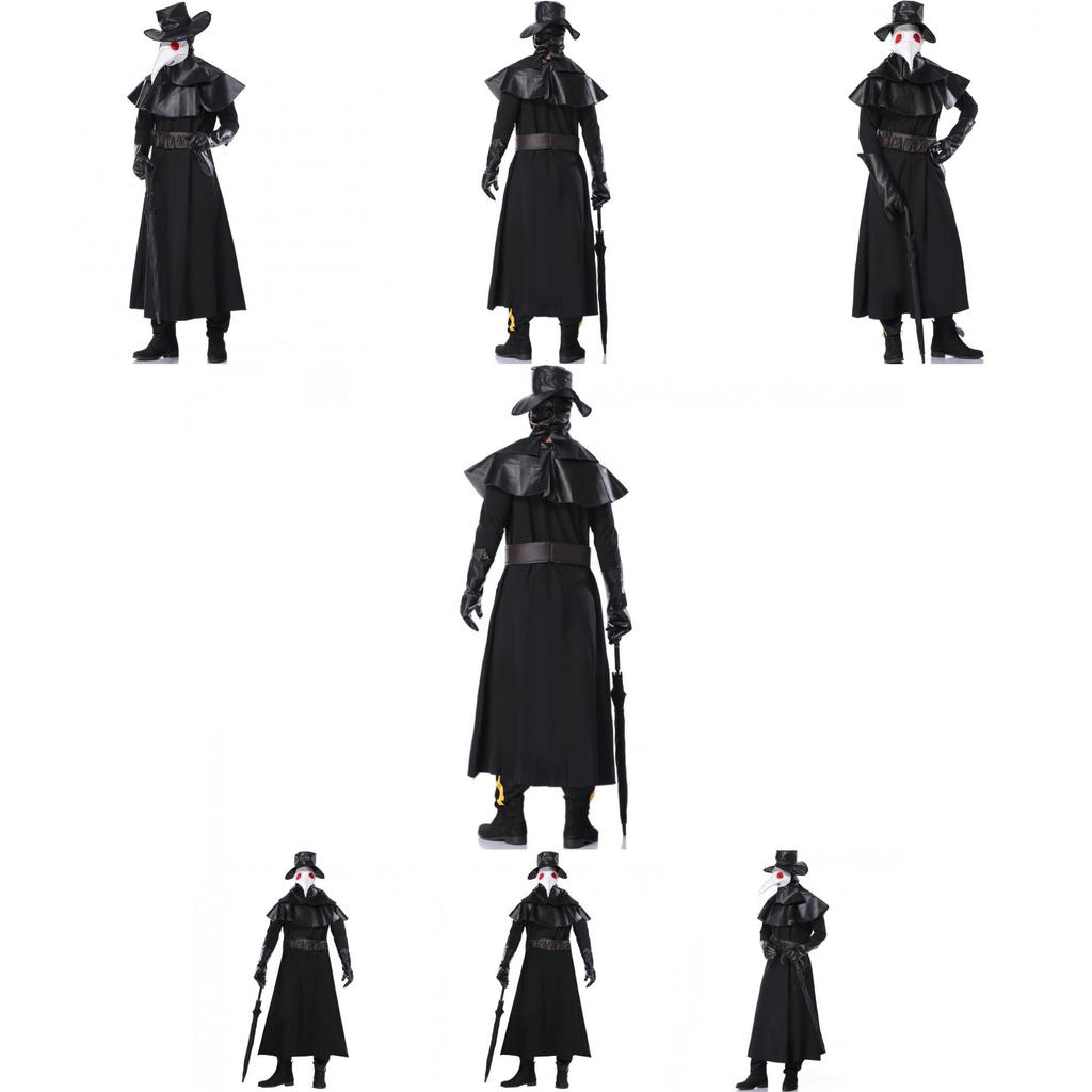 Dark Dungeon Inspired Plague Doctor Costume For Men M-xl Ideal For Halloween Parties