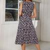 Women Casual Sleeveless Summer Dresses Spring Patchwork Boho Floral Cocktail Party Dress