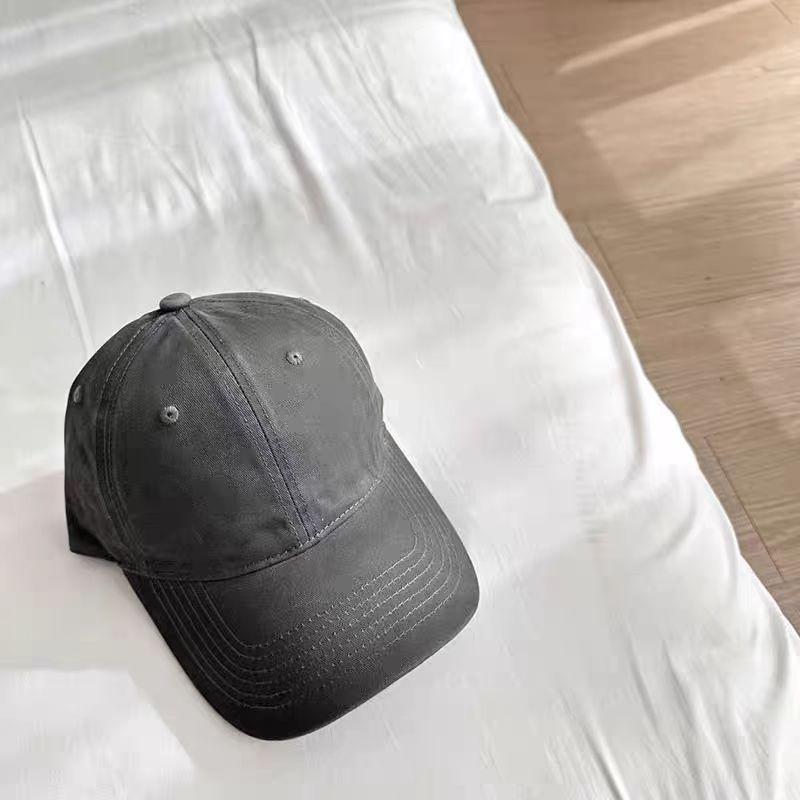 Fashion Hat Simple Versatile Solid Color Cap Men's and Women's Spring and Summer Korean Version Face Small Light Board Multi-color Optional Sun