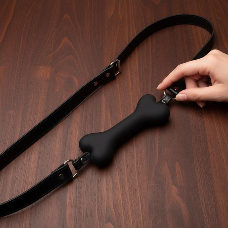 For Women BDSM Sex Harness Mouth Adult Toys Silicone Dog Bone Ball Gag Open Mouth Gag Ball Bdsm Bondage Sex Products Sm Sex Toys