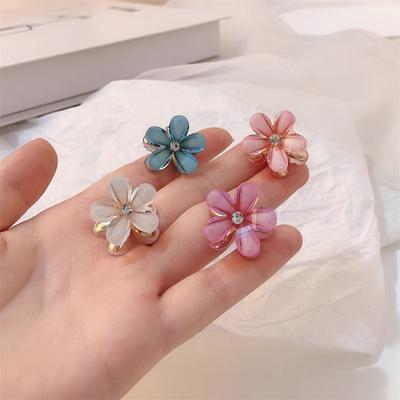 New Mini Small Flower Clip Feminine Bangs Side Clip Top Clip Japanese and Korean Hair Clip Headwear