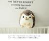 [Suitcase Company] GPT Fluffy Hedgehog Plush Toy, Gift Cushion, Cute Animal, Kids, Soft, Large, Charcoal Gray