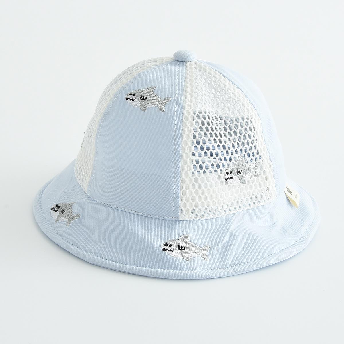 Adorable Windproof Mesh Baby Sun Hat Hat Circumference 46-48cm