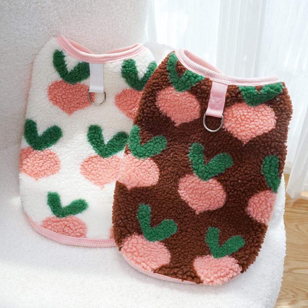 Winter Warm Dog Clothes Cute Puppy Coat Soft Plush Pet Clothes for Small Medium Dogs Chihuahua Yorkie Costume Dog Accessories