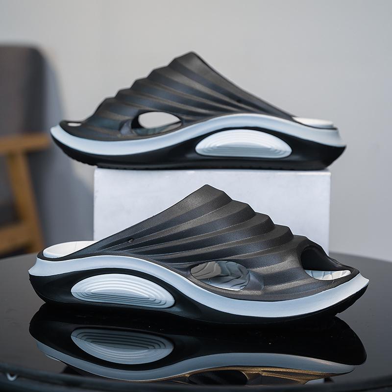 Summer Men S Slippers Outdoor Sandals Beach Comfortable Slides Indoor Men Casual Shoes Garden Shoes Men Home Slippers Flip Flops 40-41