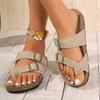 Fashion Aphixta Women Flip Flops Slides 3cm Cork Clogs Slippers For Women Summer Beach Sandals Outdoor Suede Clogs Sandals Metal Buckle