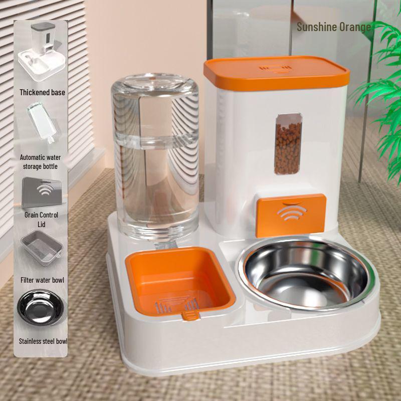 Automatic Pet Feeder & Water Dispenser for Cats and Dogs