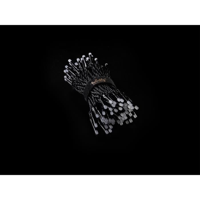 Guirlande lumineuse - twinkly - 100 leds rgb - 8m - connectée - multicolore - ip44