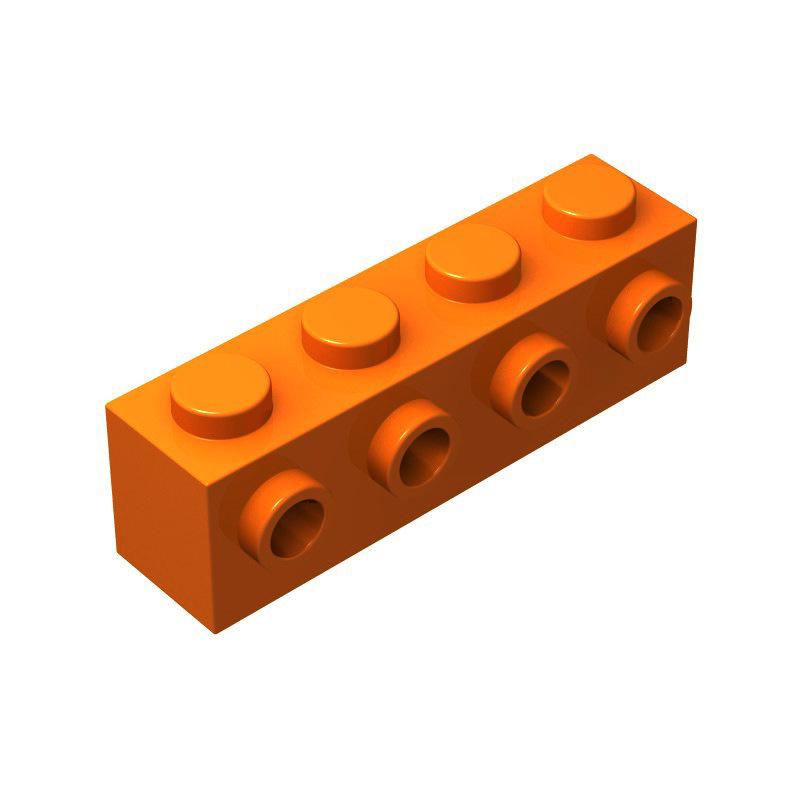 Cross-Border Small Particle Building Block Parts - 1x4 Single-Sided Stud Brick Compatible.