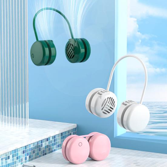 Portable Neck Fan Hands Free Wearable Personal Fan with 3 Speeds Rechargeable Mini