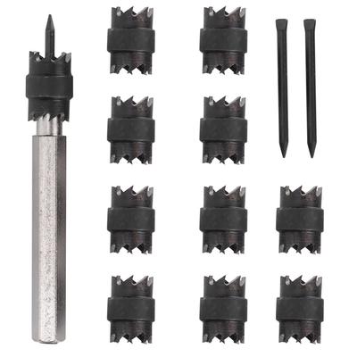 13-teiliges Punktschweißschneider-Set, 3/8 Zoll Punktschweißschneider-Entferner, Bohrer-Werkzeug mit Ersatzklinge