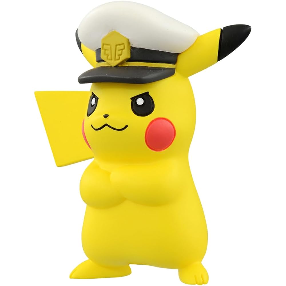 Pokemon Moncolle MS-12 Captain Pikachu Collectible Figure 10cm