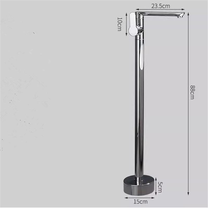 Floor Standing Polished Gold Bathroom Bathtub Faucet + Handheld Shower Free Standing Antique Bronze Luxury BathTub Mixer Taps