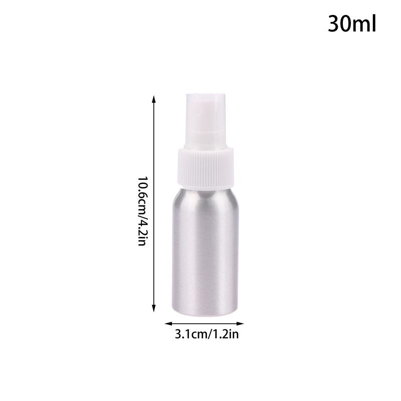 30/50/100/120/150/250/500Ml Empty Aluminum Spray Bottle Cosmetic Bottle Mini Metal Atomizer Bottles Travel Size For Cosmetics