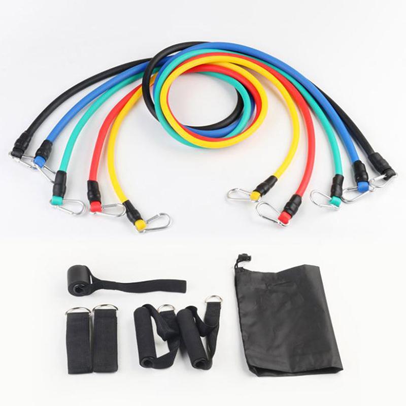 11 Piece Set Of Muscle Training Straps, Multifunctional Fitness Tension Strap, Fitness Tension Training Harness, Elastic Rope