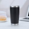 20oz Capacity Travel Insulated Tumbler Double-Walled with Lid Vehicle Mounted Water Bottle Vacuum Insulated Leak Proof