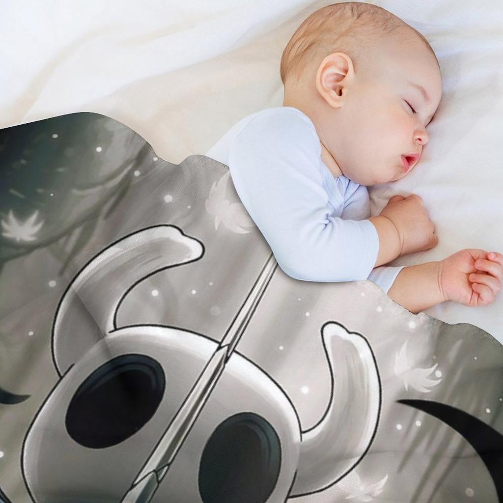 Hollow Knight Throw Blanket Spring Fall Cozy Throw Blanket for Couch