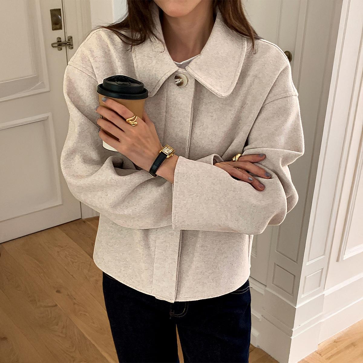 

Повседневные женские топы-куртки с длинным рукавом на пуговицах, Осень и Зима 2025 XL легкие хаки