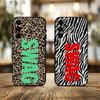 C-Clmj L-L-Leopard P-P-Print SWAG Phone Case For Samsung Galaxy A73,A72,A71,A70,A53,A52,A51,Soft Silicone Black Cover